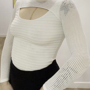 Guess Mesh Longsleeve Top